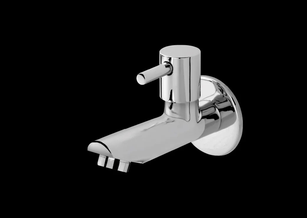 Bib Cock Long Body With Wall Flange