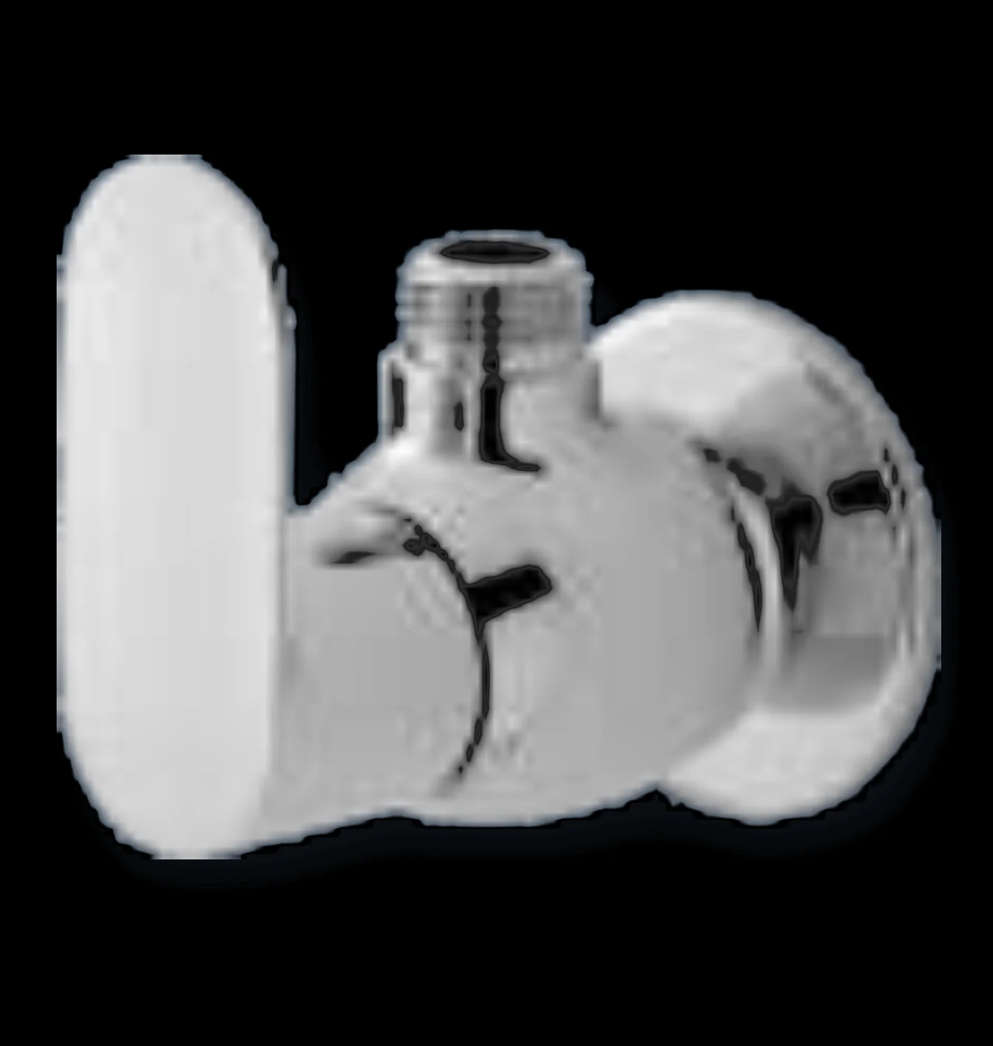 Angle Cock with Wall Flange
