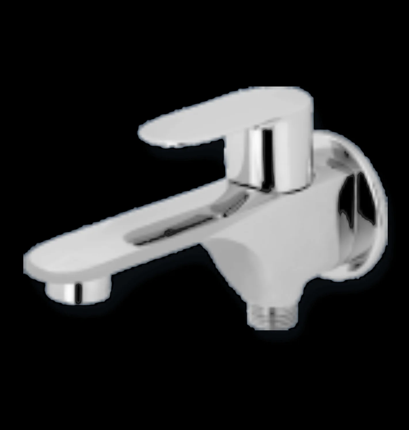 S/L 2 in 1 Bib Cock With Wall Flange