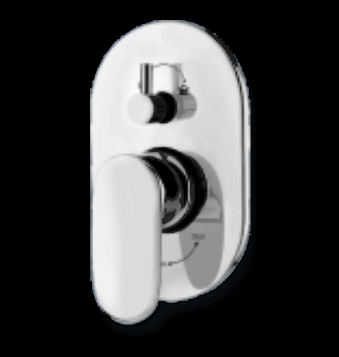 S/L Div. Upper Parts Handle, Button & Plate