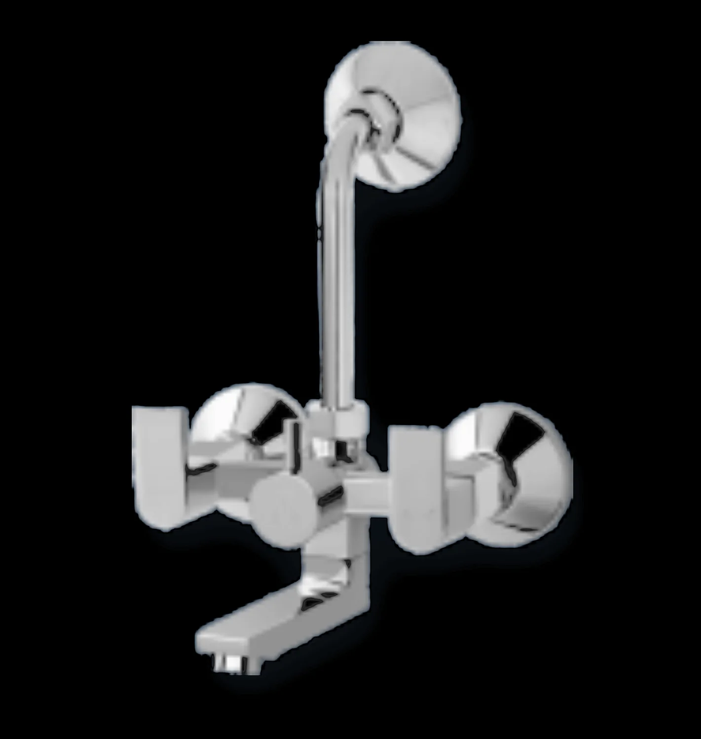 Wall Mixer Telephonic with ‘L’ Bend