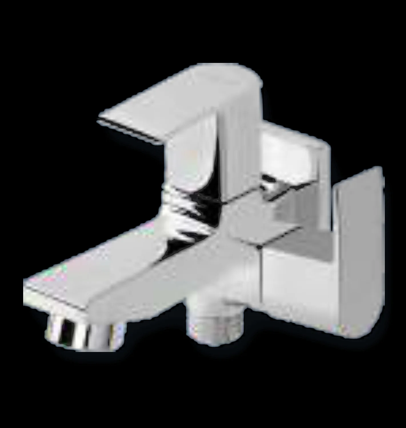 2 in 1 Bib Cock with Wall Flange